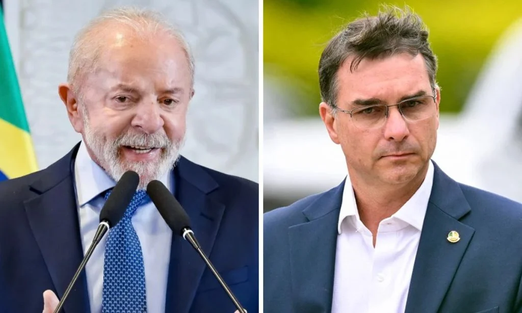 Segundo Datafolha Lula vence Flávio Bolsonaro no 2º turno por 47% a 43%