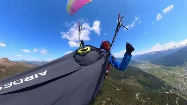 Avião colide com parapente nos Alpes da Áustria e assusta turistas