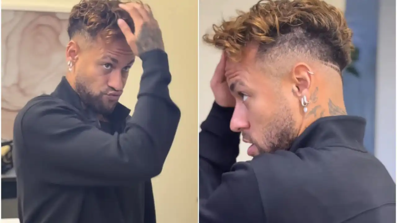 Neymar muda visual e adota moicano loiro para a sua última Copa do Mundo