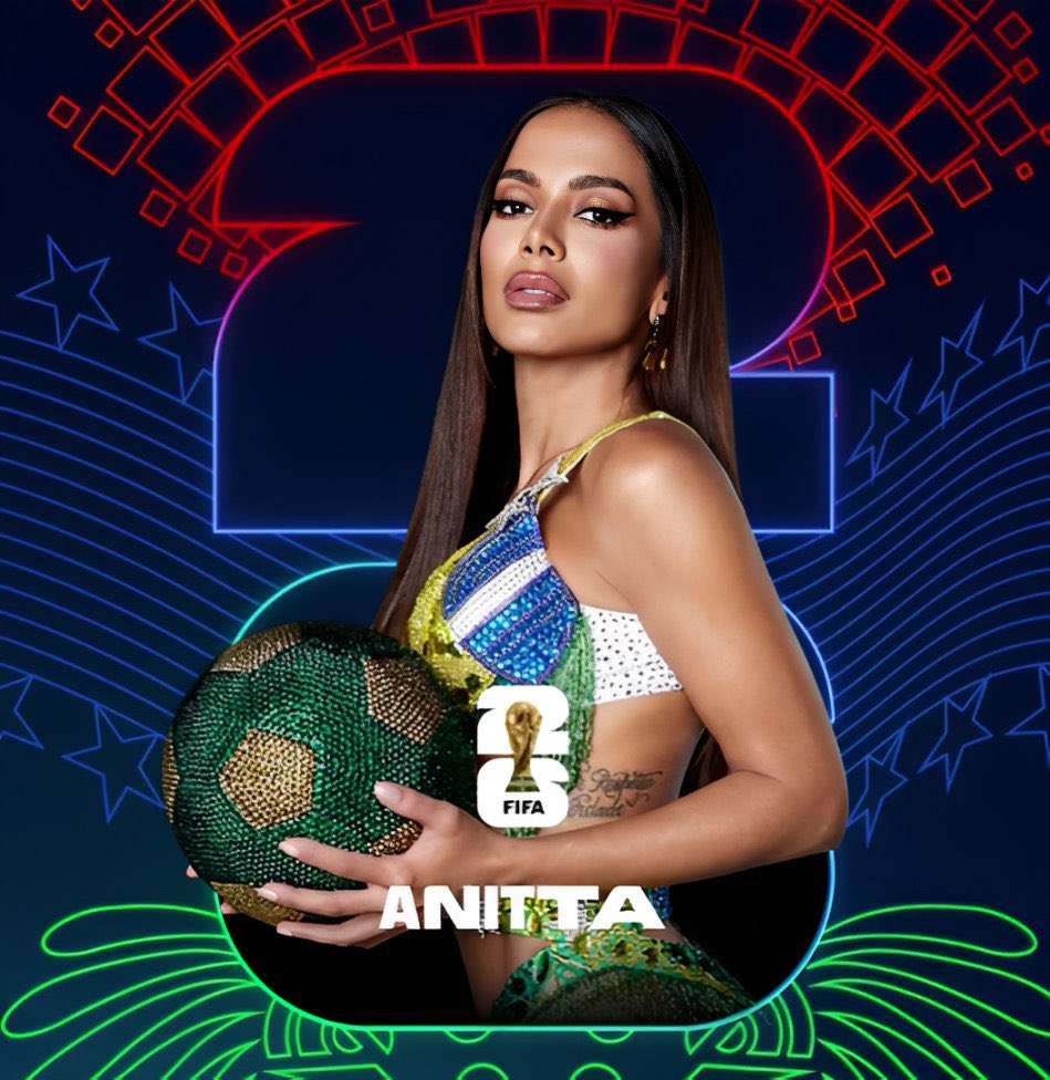 Anitta se torna a primeira artista brasileira a se apresentar nos principais eventos esportivos do mundo